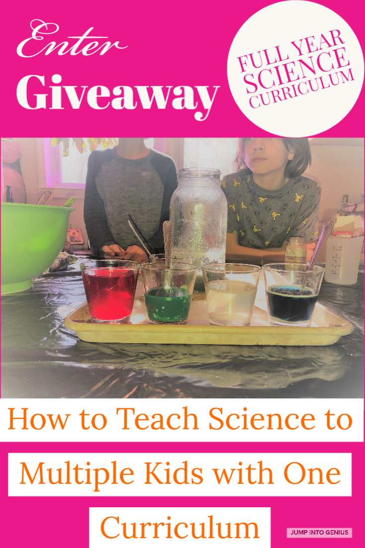 How to Teach Science to Multiple Kids with One Curriculum